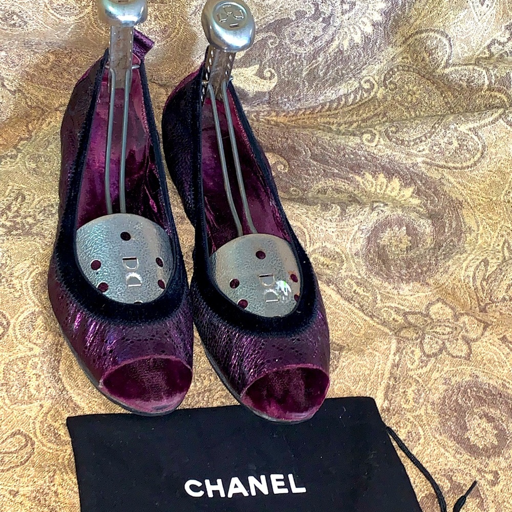 Authentic Chanel Ballet Flats sz40
